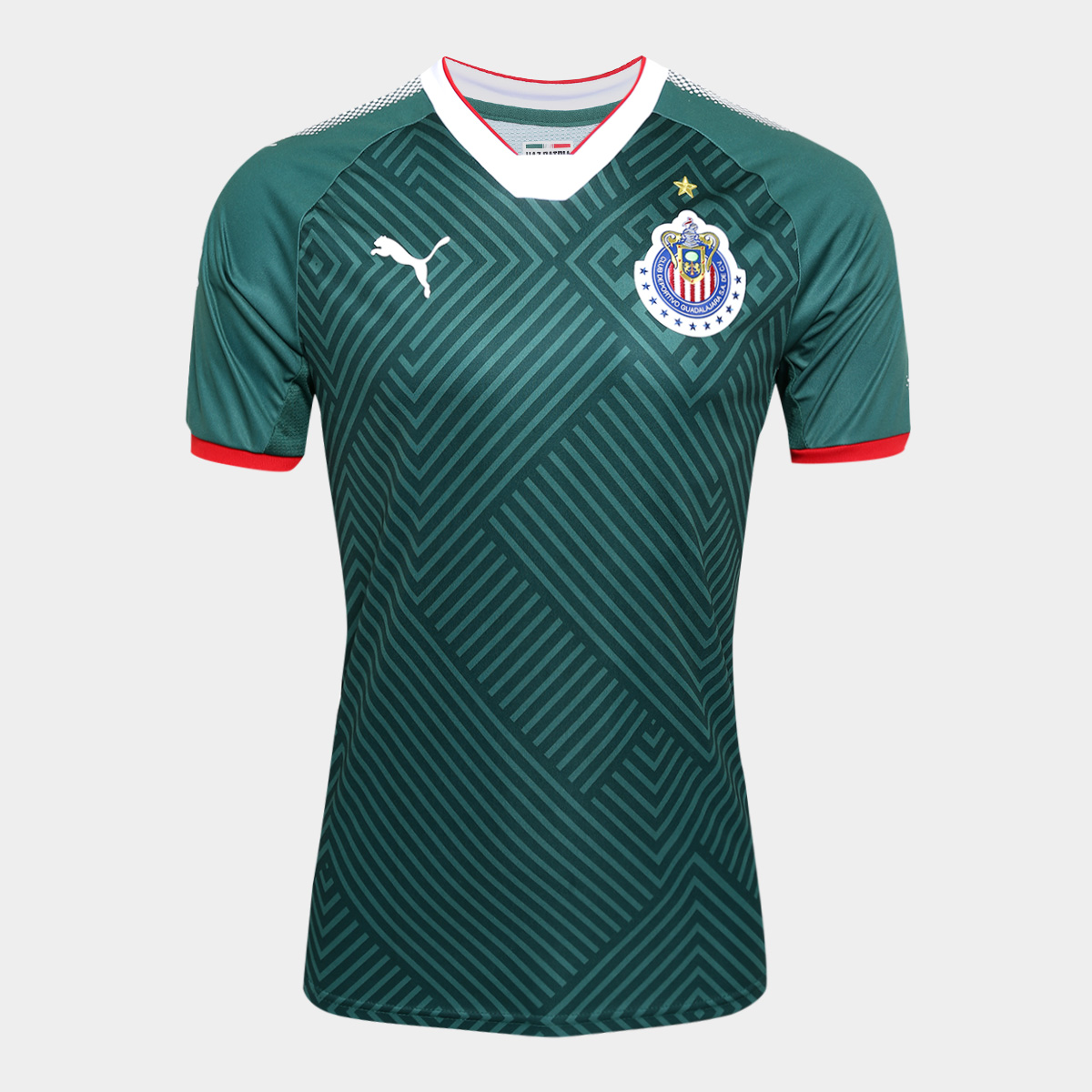 CD Guadalajara Trikot Damen Ausweich 2017-18 Fussballtrikots Günstig